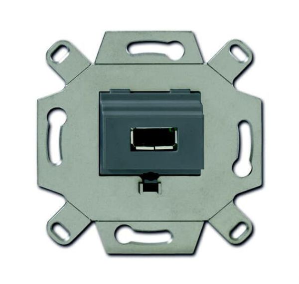 Изображение USB pesa, hall, süvistatav (katteta), Busch-Jaeger