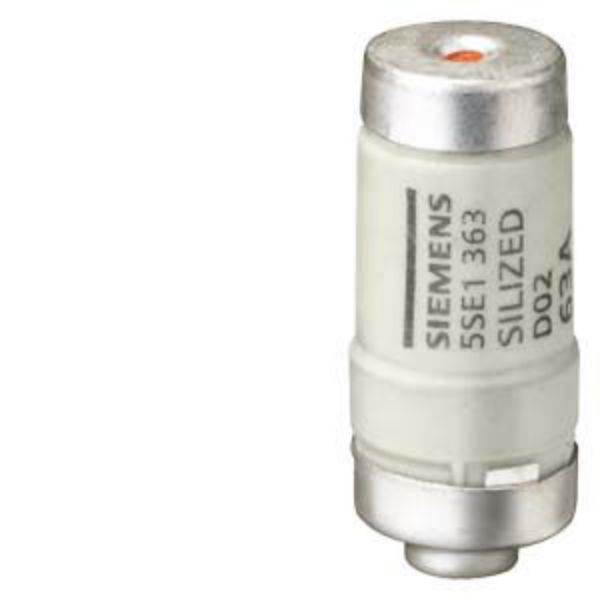 Picture of SILIZED FUSE LINK 400 V GR,SEMICOND.PROTECT.GR.D02 63 A ( min 10 tk ), Siemens