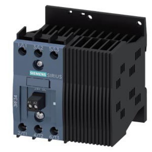 Picture of Pooljuhtkontaktor 3P, 4kW/400V, 9.2A (40 C), Uc24VDC, Ue48-480V, mootor, 2 faasi kontroll, Siemens