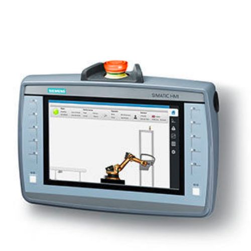 Picture of SIMATIC HMI KTP900F Mobile, 9.0" TFT display, 800x 480 pixel, 16m colors, key and touch operation, 1