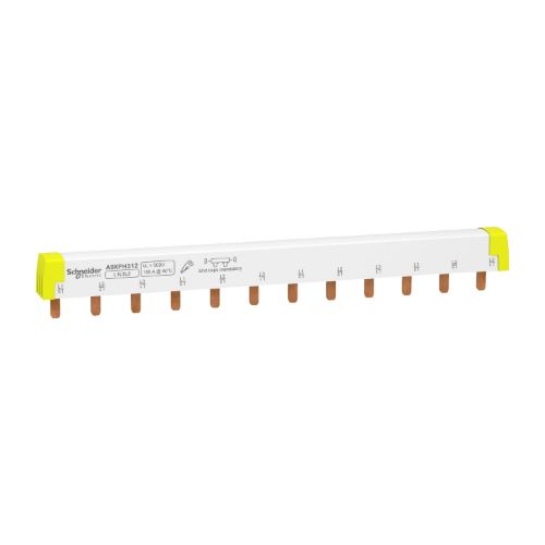 Picture of comb busbar - Easy to cut - Acti 9 3 Poles 12 modules 100A, Schneider
