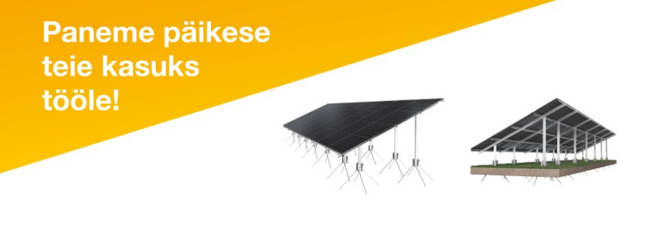 Kõik vajalik päikesepargi rajamiseks!