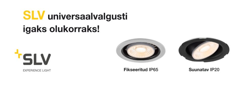 SLV universaalvalgusti - valgusti igaks olukorraks!