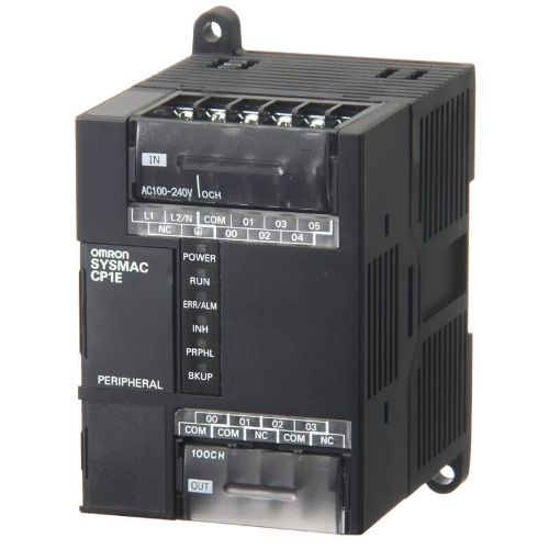 Picture of CP1E, 2kStep/kWord, 24VDC, 6DI 4DO(PNP), USB, Omron