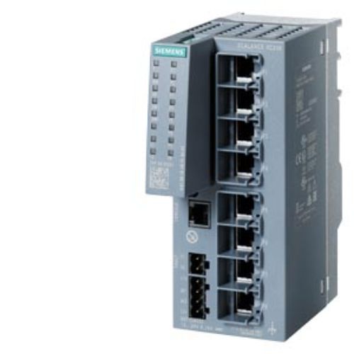 Picture of SCALANCE XC208 managed Layer 2 IE switch; IEC 62443-4-2 certified; 8x 10/100 Mbps RJ45 ports; 1x con