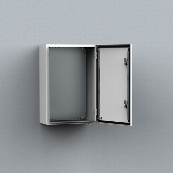 Изображение Metallkilp 800x800x210 IP66 mont. plaadiga (kaablisisestus plaa 2xAFA02R5) , nVent Hoffman