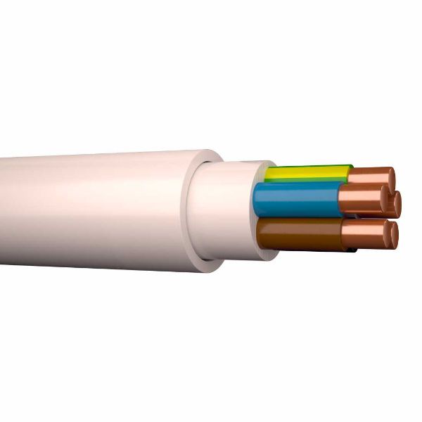 Изображение Kaabel XPJ-HF D 5G2.5mm2, Dca, K100, valge, ø10mm, HF, 500V, Prysmian 