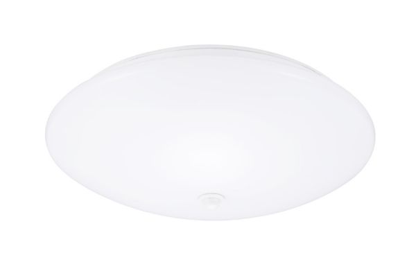 Изображение Plafoon Start 24W/830-40 1800lm PIR+hämar IP44 IK03 D360 Valge Sylvania