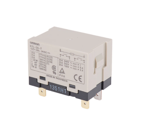 Picture of Relee G7L-2, 2NO, 25A 24VDC , 6-pinni, Omron