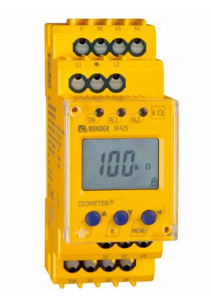 Изображение Isolatsioonikontrollirelee IR425-D4-1, 1F 0-300VAC/DC, 1-200koomi, 230V toide, vedruklemm