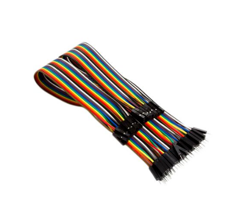 Picture of WPA414 - Jumper Cable of 40 Wires, Male to Female, AWG22, Velleman