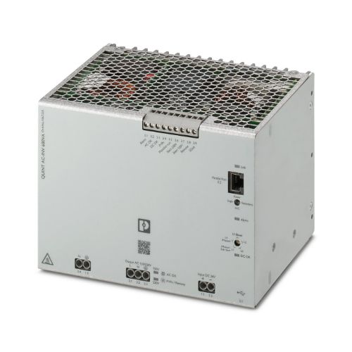 Picture of Inverter DC/AC QUINT,  IN:24VDC, OUT: 100(5A)-240(2.6A)VAC, 480W, 600VA,   Phoenix