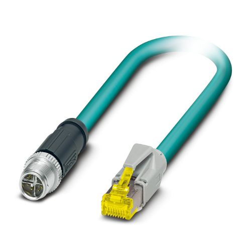 Picture of Andurikaabel + RJ45, ( 2m + M12 8-pin, coding: X ), Phoenix