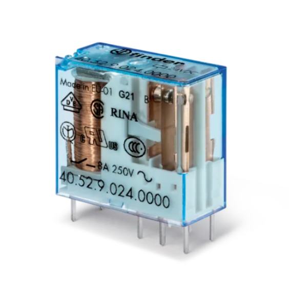 Picture of Minirelee 40.52, 2CO, 8A, 36VDC, pesa 95 seeria, Finder