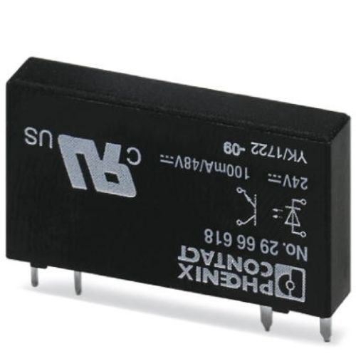 Picture of Plug-in miniature solid-state relay, input solid-state relay, 1 N/O contact, input: 24 V DC, output: