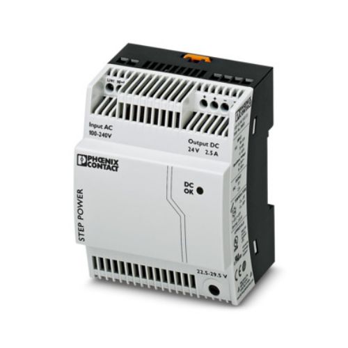 Picture of Toiteplokk (4 moodulit) STEP, 24VDC 2.5A 60W, 100-240VAC, Phoenix