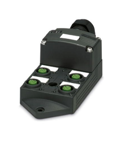 Picture of Sensor/actuator box, application: Standard, connection method: M12-SPEEDCON-socket Plastic, number o