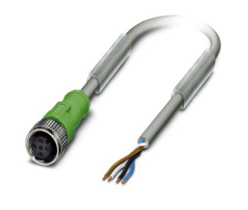Picture of Sensor/actuator cable, 4-position, PUR halogen-free, resistant to welding sparks, highly flexible, g