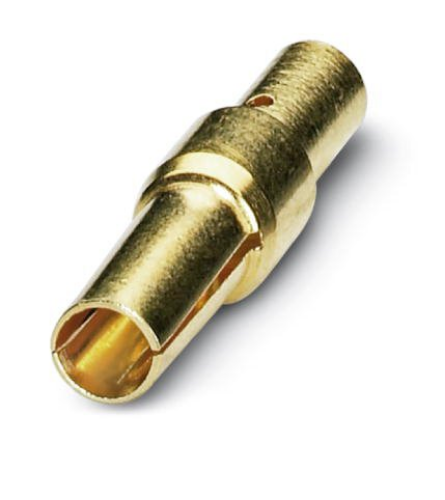 Picture of Crimp contact, turned, contact diameter: 2 mm, crimp range: 1 mm² ... 1.5 mm², Phoenix