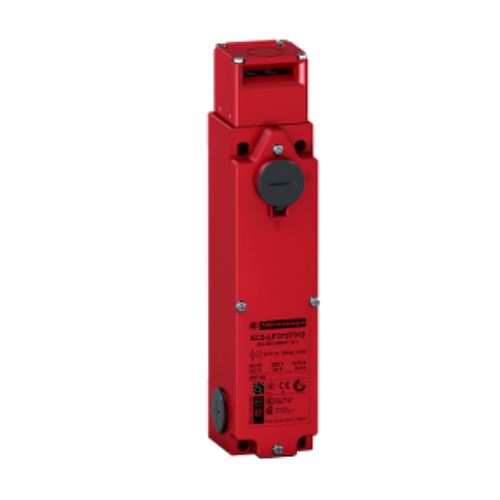 Picture of metal safety switch XCSLF - 2 NC+4 NO- slow break - 3 entries tapped M20 - 24V, Schneider