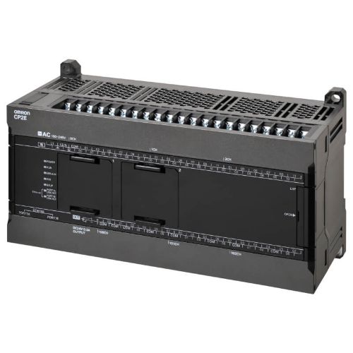 Picture of CP2E, 10kStep/16kWord, 230VAC 36DI 24DO (relee), 2xEthernet/IP, laientatav max +3, Omron