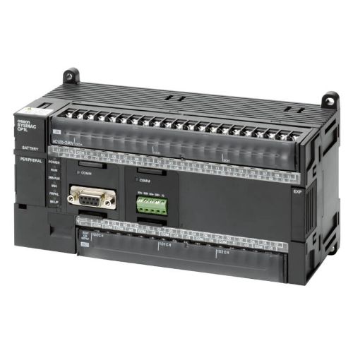 Picture of CP1L, 10kStep/32kWord, 24VDC, 36DI, 24DO (trans. source), +2serial, +3, USB