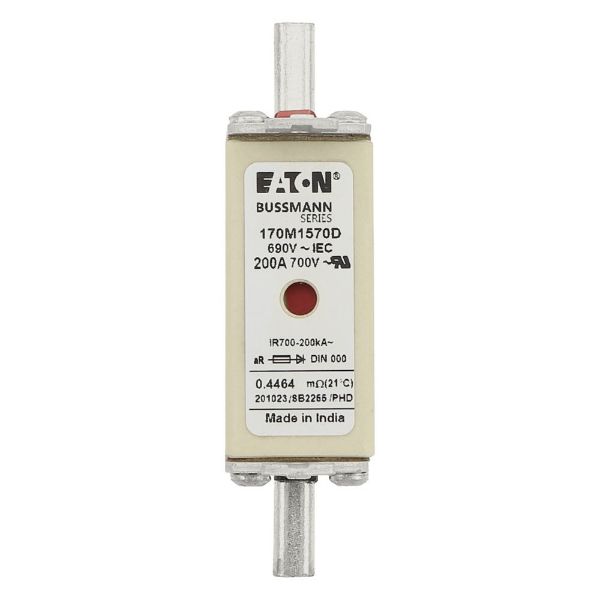 Изображение Sular DIN-000 200A, aR, 690VAC, Eaton
