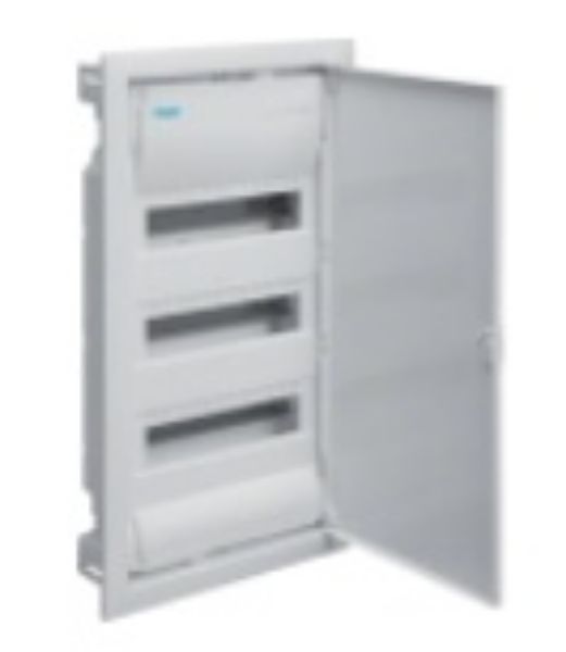 Picture of Jaotuskilp Volta, süvis, 36m(3x12), IP30, valge, N/PE komplektis, ava 595x314.5x89mm, Hager