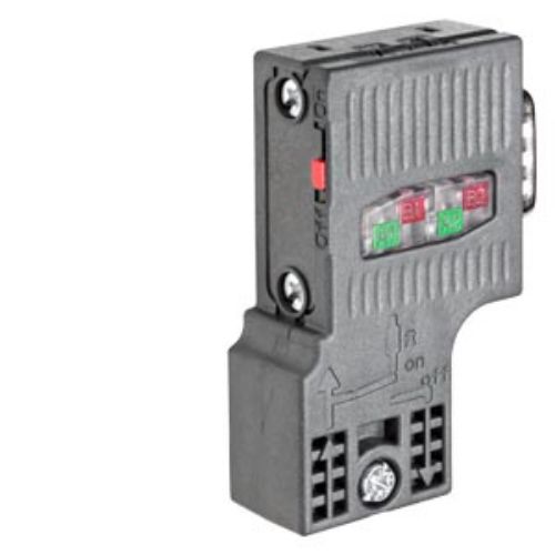 Picture of SIMATIC DP, Connection plug for PROFIBUS up to 12 Mbit/s 90° cable outlet, Siemens
