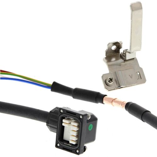 Picture of 1S series servo motor power cable, 15 m, 230 V: 100 to 750 W