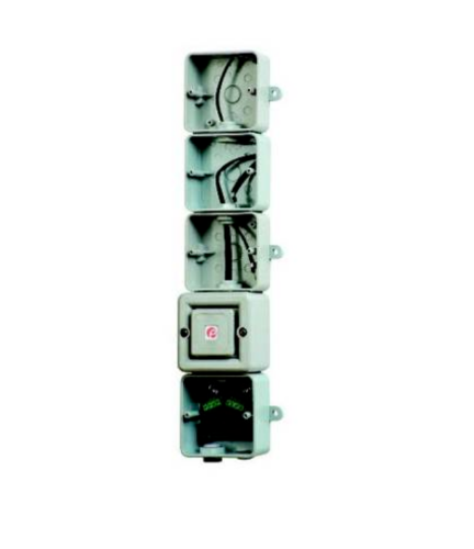 Picture of Ühenduskarp STA, HALL ( 3 x L101 moodult + alarm ), 12/24VDC, 2xM20, e2s