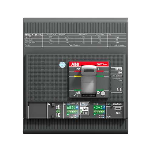 Picture of XT2S 160 Ekip LSI In=63A 4p F F, ABB