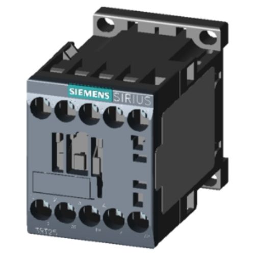 Picture of 2NO+2NC CONTACTOR, AC3: 4KW AC 230V 50HZ 4-POLE, 2NO+2NC, SZ: S00, SCREW TERMINAL, Siemens