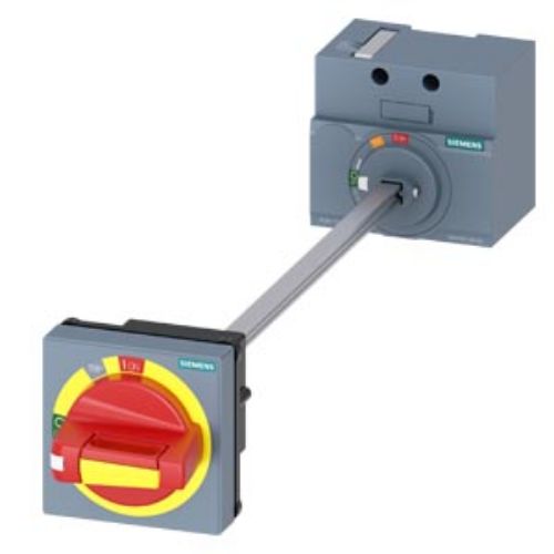 Picture of DOOR MOUNTED ROTARY OPERATOR EMERGENCY-OFF IEC IP65 WITH DOOR INTERLOCKING ACCESSORY FOR: 3, Siemens