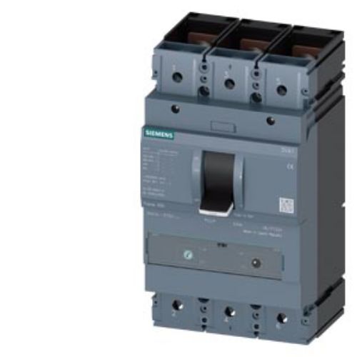 Picture of circuit breaker 3VA1 IEC frame 630 breaking capacity class S Icu36kA 415V 3-pole, line prot, Siemens