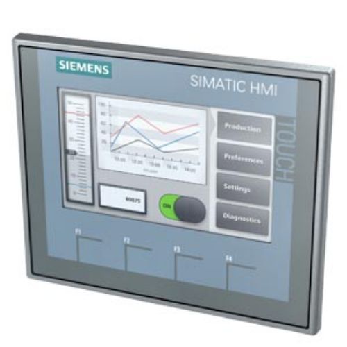 Picture of SIMATIC HMI, KTP400 BASIC, BASIC PANEL, KEY AND TOUCH OPERATION, 4 TFT DISPLAY, 65536 COLORS