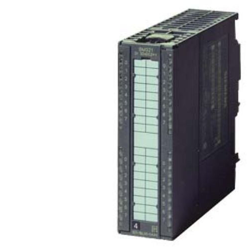 Picture of SIMATIC S7-300, DIGITAL INPUT SM 321, OPTICALLY ISOLATED, 16DI, 24 V DC, 1 X 20 PIN