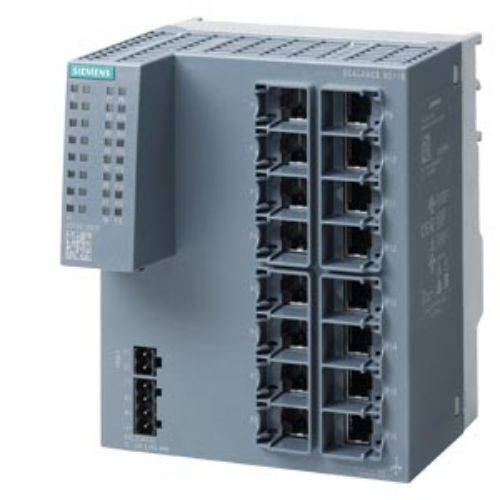 Picture of SCALANCE XC116, Unmanaged IE switch, 16x 10/100 Mbit/s RJ45 ports, LED diagnostics