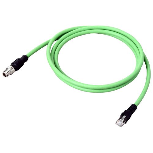 Picture of FHV7 Ethernet cable, straight 5 m, M12 connector