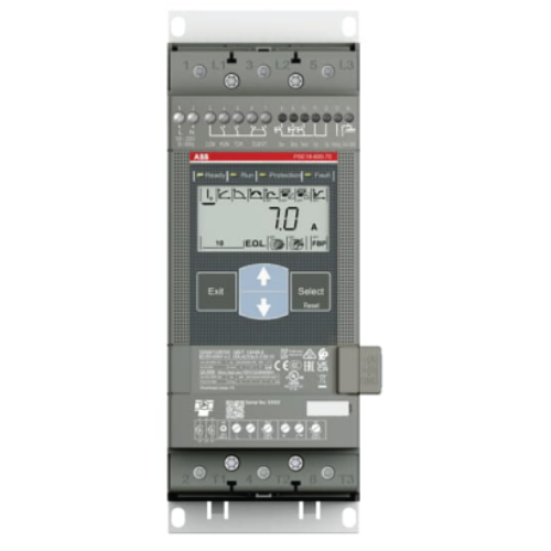 Picture of Sujuvkäiviti ABB PSE 400V 11kW, 25A, by-pass, LCD