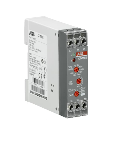 Picture of Aegrelee CT-MFE, 6 funktsiooni, 1CO, 0.05s-100h, 24-240VAC/DC, ABB