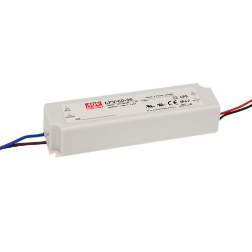 Picture of Toiteplokk LPV LED-le 60W 12VDC 5A, IP67 Mean Well