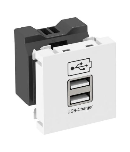 Picture of USB laadija, laadimisvool 2.1A, valge Rapid 45, OBO
