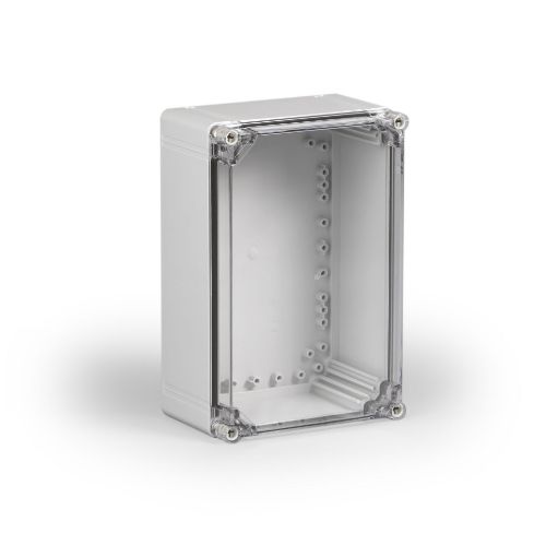 Picture of Polükarbonaatkarp Cubo O, 200x300x132mm, IP66/67, läbipaistva kaanega, sile sein, Ensto