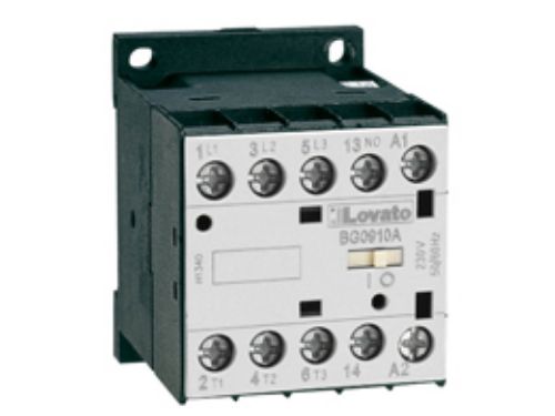 Picture of Minikontaktor BG12, 3P, 12A, 5.5kW, 1NO, 220VDC, Lovato