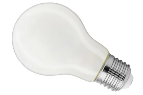 Picture of A60 klaas LED-lamp 4.5W/827 E27 470lm 220-240V matt L106mm D60mm GE