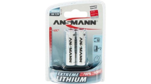 Picture of Patarei AA 1.5V 2tk Ansmann Liitium