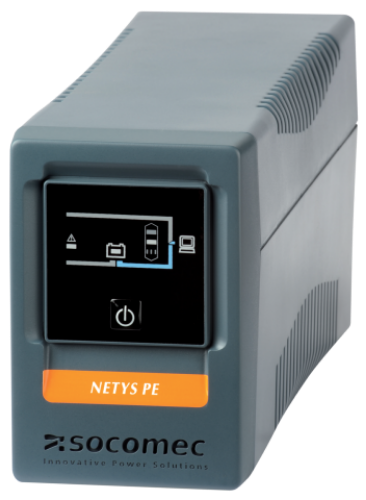 Picture of UPS NETYS Lineinteract. 650VA/360W 1F/1F 230VAC 4xIEC USB, RJ45, aku, 100x145x300mm, SOCOMEC