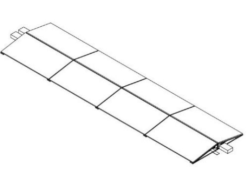 Picture of TRIANGLE SUPPORT 10 DEG (UNFOLDED) L2546,5 4PCS