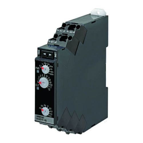 Picture of Moodulaegrelee H3DT, 8 funktsiooni, 2CO, 0.1s-1200h, 24-240VAC/DC, push-in klemmid, Omron
